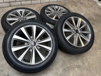 16  inch originele velgen + zomerbanden Volkswagen Polo 6R0601025N antraciet