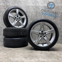 18 inch originele velgen + winterbanden Audi A4 B9 B8 80A601025BE set 1
