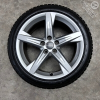 18 inch originele velgen + winterbanden Audi A4 B9 B8 80A601025BE set 1