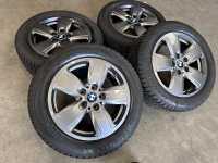 16 inch originele velgen + winterbanden BMW 1, 2 serie F40 F42 style 517 set 2