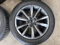 17 inch originele Merano velgen + winterbanden Volkswagen Passat 3G8071497 set 2
