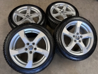 17 inch originele velgen + winterbanden Audi A3 8V0601025CT set 2