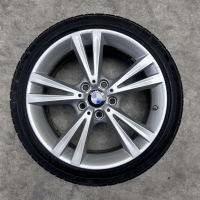18 inch originele velgen + winterbanden BMW 1 serie F20 style 385 set 2