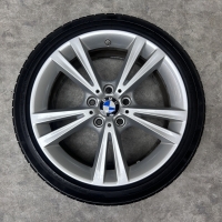 18 inch originele velgen + winterbanden BMW 1 serie F20 style 385 set 2