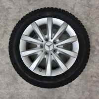 16 inch originele velgen + winterbanden Mercedes A B klasse CLA A2464010500 set 2