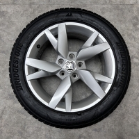 17  inch originele  velgen + winterbanden Skoda Octavia 5E3601025AC