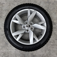 17  inch originele  velgen + winterbanden Skoda Octavia 5E3601025AC