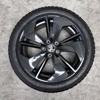 18 inch originele Comet velgen + winterbanden Skoda Octavia IV 5E0601025AS