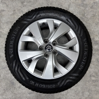 16  inch originele velgen + all season banden Citroen C4 (grand) Picasso