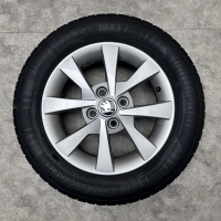 14 inch originele velgen + zomerbanden Skoda Citigo 1ST601025E