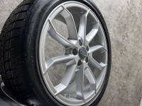 17 inch originele velgen + winterbanden Audi A1 S line 82A071497A zilver
