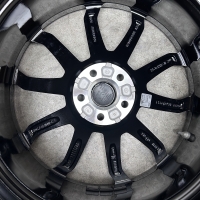 17 inch originele velgen + winterbanden Audi A1 S line 82A071497A zwart