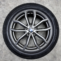 18 inch originele velgen + winterbanden BMW X1 X2 style 711 M 6877550 set 2
