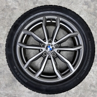 18 inch originele velgen + winterbanden BMW X1 X2 style 711 M 6877550 set 2