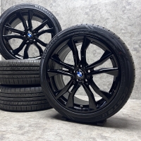 19 inch originele M velgen + zomerbanden BMW X1 F48 X2 F39 style 715 M 8008616 zwart