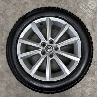16 inch originele Merano velgen + winterbanden Volkswagen Polo 2G0601025AF set 1