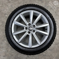 16 inch originele Merano velgen + winterbanden Volkswagen Polo 2G0601025AF set 1