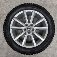 16 inch originele Merano velgen + winterbanden Volkswagen Polo 2G0601025AF set 4