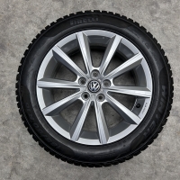 16 inch originele Merano velgen + winterbanden Volkswagen Polo 2G0601025AF set 4