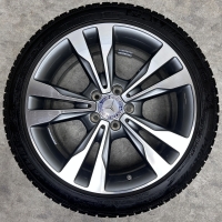 18 inch originele avantgarde velgen + winterbanden Mercedes C klasse A2054012802 A2054012902 set 2
