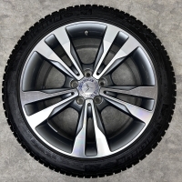 18 inch originele avantgarde velgen + winterbanden Mercedes C klasse A2054012802 A2054012902 set 2