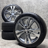 18 inch originele avantgarde velgen + winterbanden Mercedes C klasse A2054012802 A2054012902 set 2