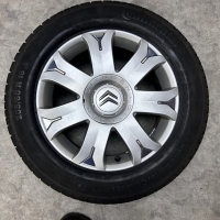 16 inch originele velgen + winterbanden Citroen C5 9659669880