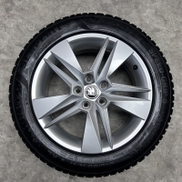 17 inch originele velgen + winterbanden  Skoda Superb 3V0601025BG