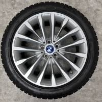 18 inch originele velgen + winterbanden BMW 5 serie style 632 6863418 set 1