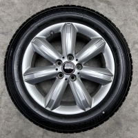 17 inch originele JCW velgen + winterbanden MINI Countryman F60 styling 539 6856041 set 2