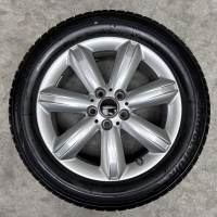 17 inch originele JCW velgen + winterbanden MINI Countryman F60 styling 539 6856041 set 2