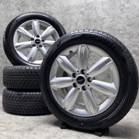 17 inch originele JCW velgen + winterbanden MINI Countryman F60 styling 539 6856041 set 2