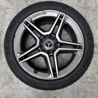 18 inch originele AMG velgen + winterbanden Mercedes C klasse W205 A2054019500 A2054019600