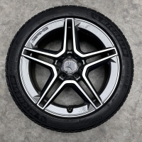 18 inch originele AMG velgen + winterbanden Mercedes C klasse W205 A2054019500 A2054019600