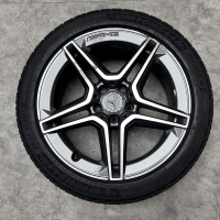 18 inch originele AMG velgen + winterbanden Mercedes C klasse W205 A2054019500 A2054019600
