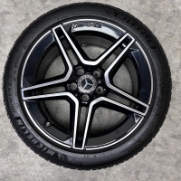 18 inch originele AMG velgen + winterbanden Mercedes C klasse W205 A2054019500 A2054019600