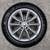 16  inch originele velgen + winterbanden Skoda Octavia 5E3601025B