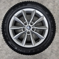 16  inch originele velgen + winterbanden Skoda Octavia 5E3601025B