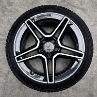 18 inch originele AMG velgen + winterbanden Mercedes A35 AMG A1774014000