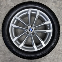 19 inch originele velgen + winterbanden BMW X3 X4 G01 G02 style 691 M 6877325