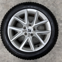 16 inch originele velgen + winterbanden Seat Leon 5FA601025