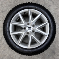 16 inch originele velgen + winterbanden Seat Leon 5FA601025