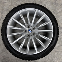 19 inch originele velgen + winterbanden BMW 5 serie G30 G31 styling 633 6863419