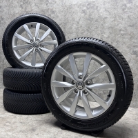 17 inch originele Dijon velgen + winterbanden Volkswagen Caddy Cargo set 2