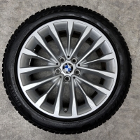 18 inch originele velgen + winterbanden BMW 5 serie style 632 6863418 set 2