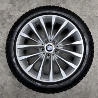 18 inch originele velgen + winterbanden BMW 5 serie style 632 6863418 set 2