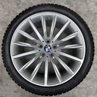 19 inch originele velgen + winterbanden BMW 5 serie styling 633 6863419 6874439