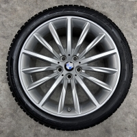 19 inch originele velgen + winterbanden BMW 5 serie styling 633 6863419 6874439