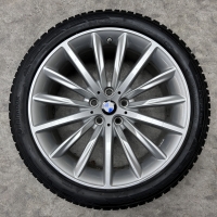 19 inch originele velgen + winterbanden BMW 5 serie styling 633 6863419 6874439