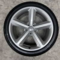 18 inch originele velgen + zomerbanden Audi A5 S line 8T0601025M